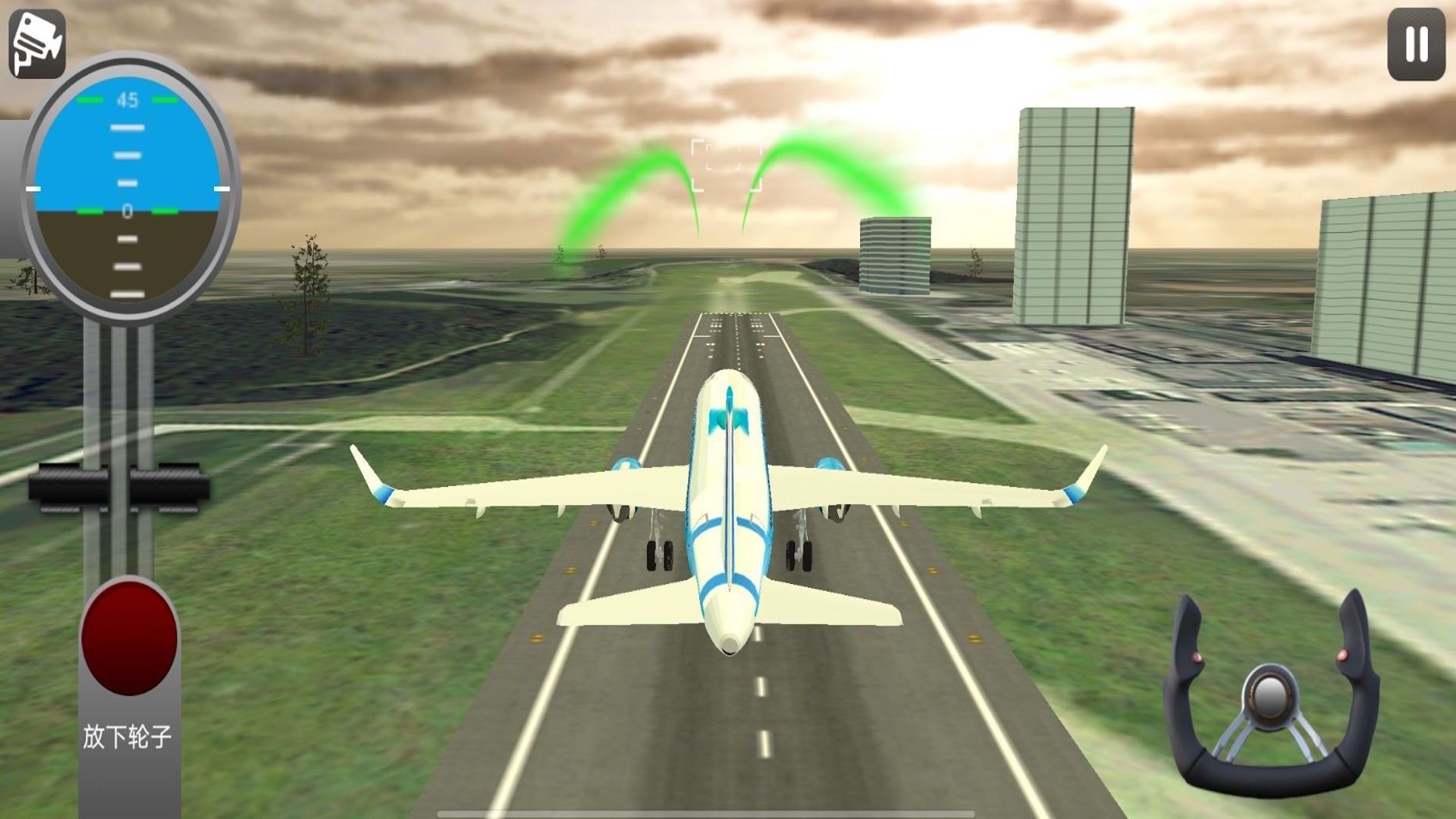 航天飞机飞行模拟游戏截图