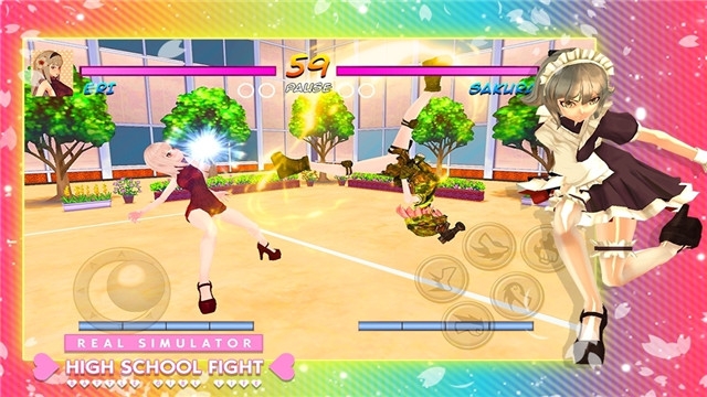 高中女生战斗模拟器中文版完整版图3