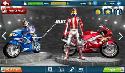 摩托车赛车模拟器最新安卓版免费版图1